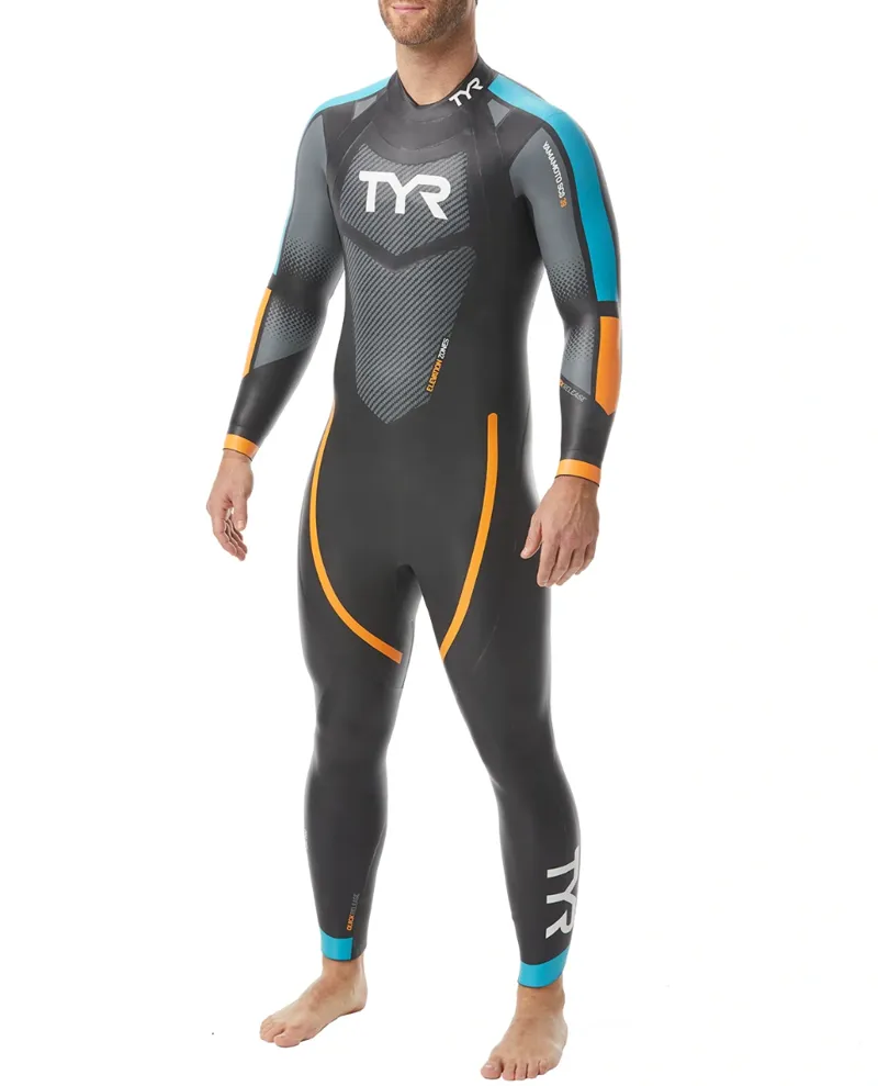 Tyr Men's Hurricane Wetsuit Cat 2 Black-2